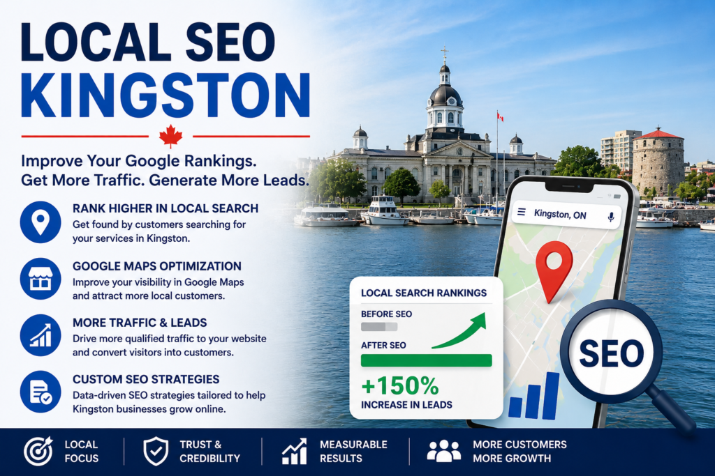 Local SEO Kingston helping businesses improve Google rankings and generate more leads