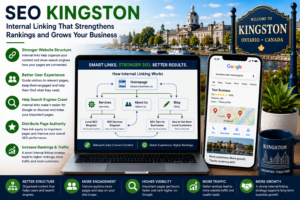 SEO Kingston helping businesses improve Google rankings through internal linking.